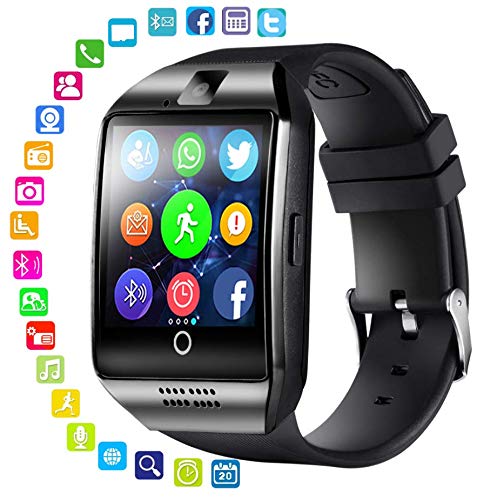 Smart Watch,Smartwatch for Android Phones, Smart Watches Touchscreen with Camera Bluetooth Watch Phone with SIM Card Slot Watch Cell Phone Compatible Android Samsung iOS Phone Men Women Kids